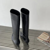 New Brown High Modern Boots For Women Female