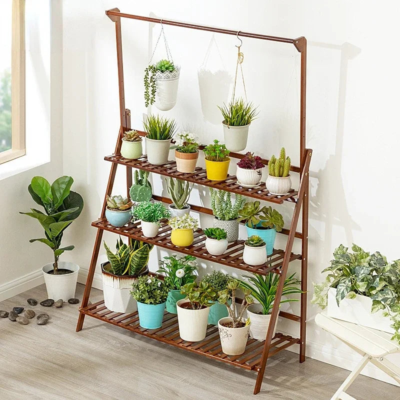 Plant Stand Storage Shelf 3-Tier Hanging Stand for