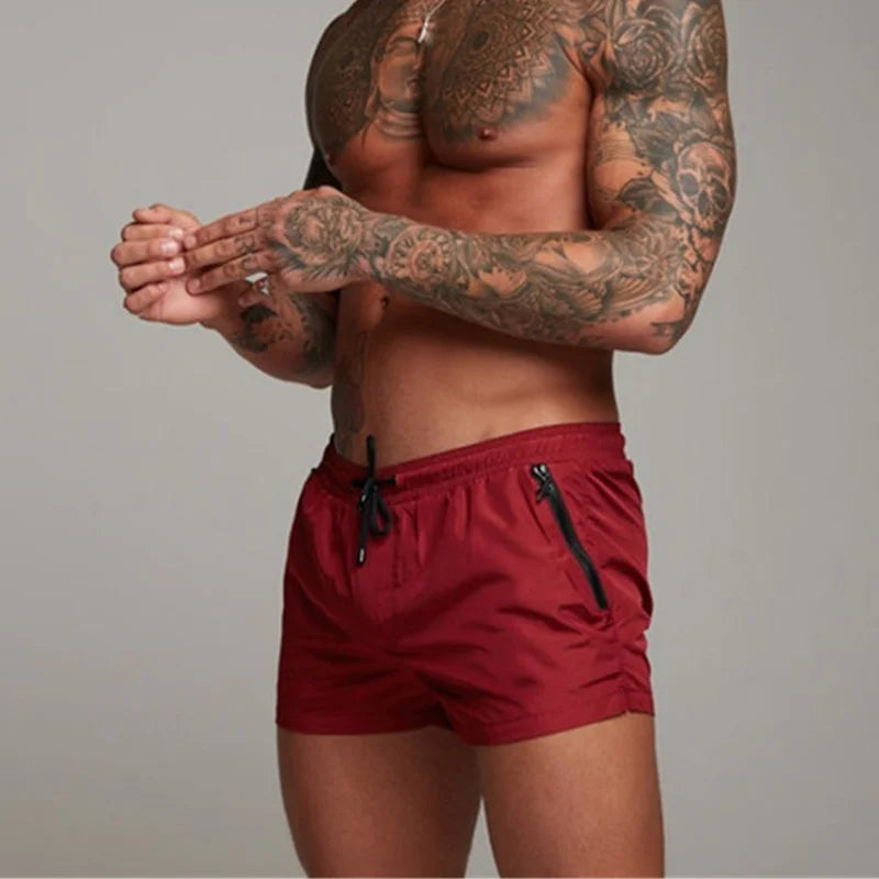 New Mens Swimwear Sports Quick Dry Athletic Workout