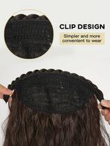 22 Inches Headband Wig Long Wavy Braid Hair