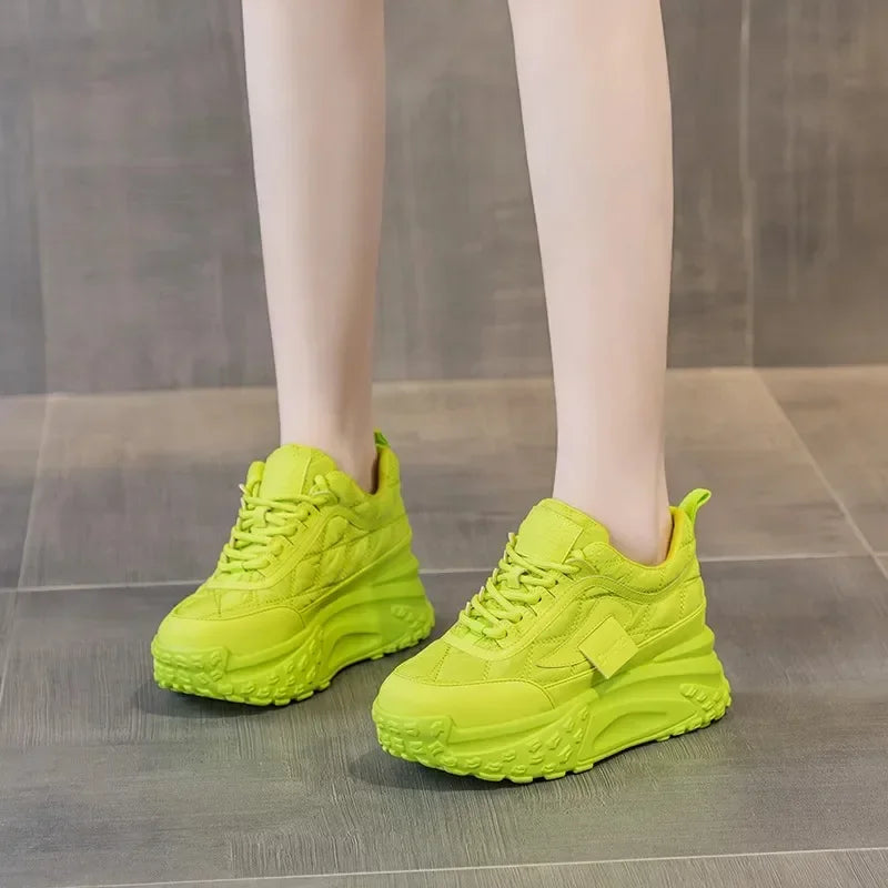 2024 Women's Casual Platform Wedge Sneakers