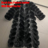 YOLOAgain 2024 Autumn Luxury Real Fox Fur Coat