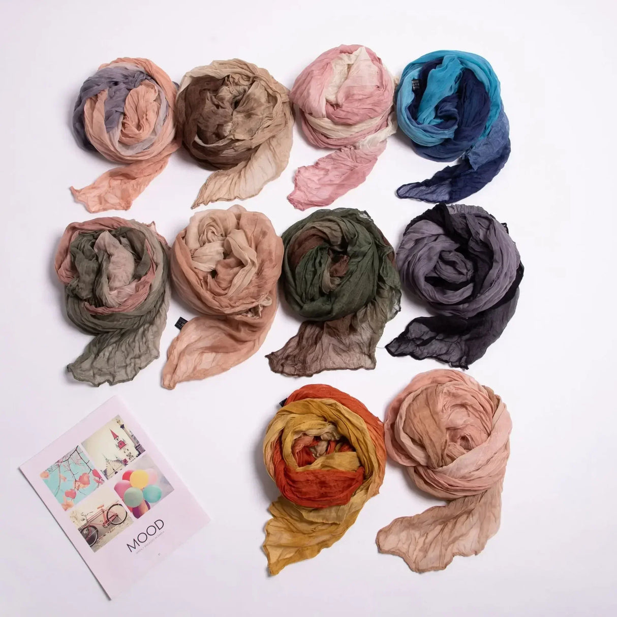 180x90cm Women Patchwork Scarf Muslim Crinkle Hijab Headwraf