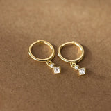 WANTME 925 Sterling Silver Luxury Zircon Statement Charms