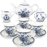 Porcelain Tea Set Creamer and Sugar Set Teacup