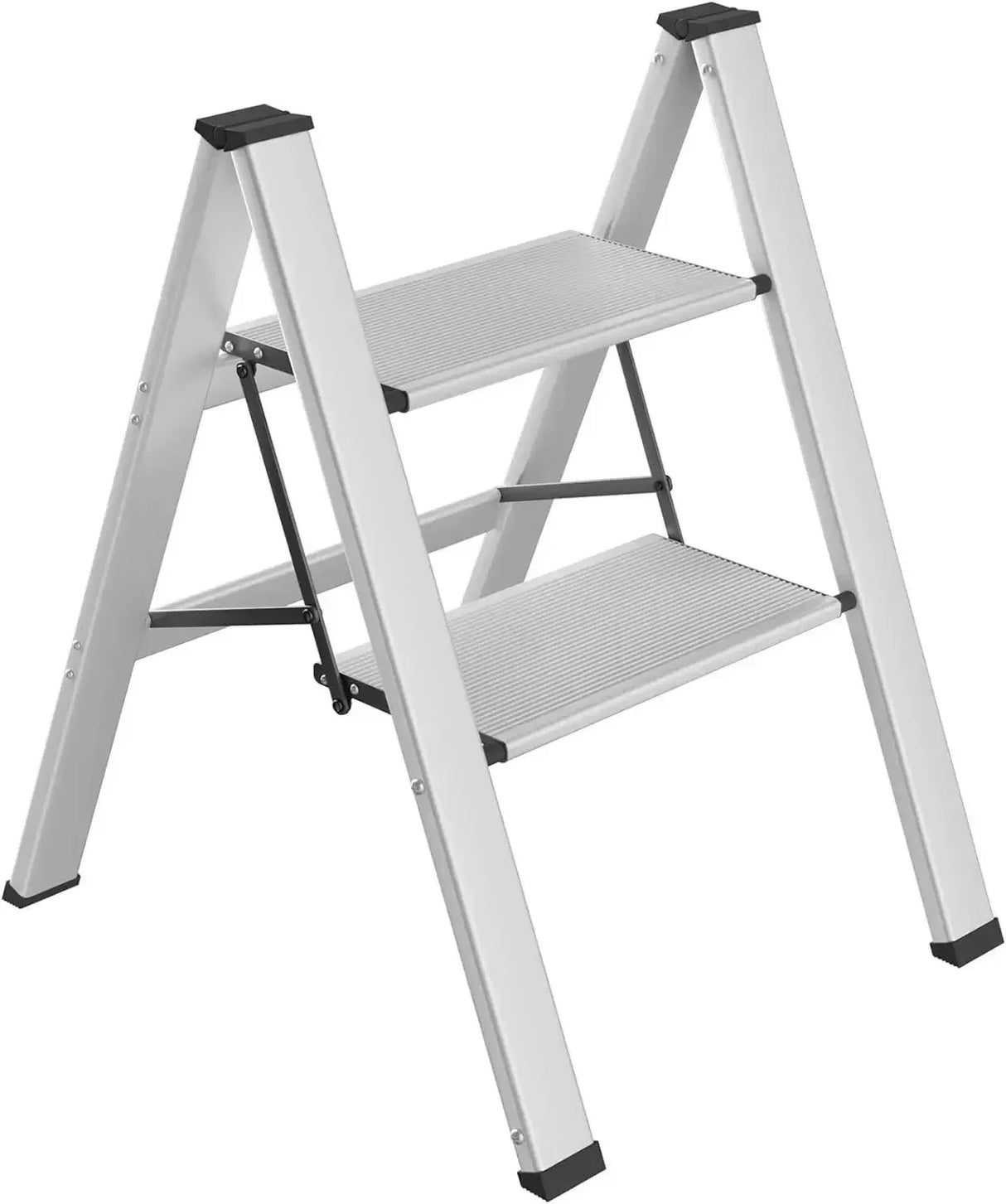 2-3-4 Step Ladder Aluminum Lightweight Folding Step Stool