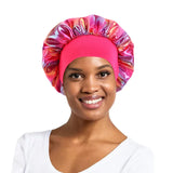 New Women's Laser Satin Bonnet Night Sleep Hat