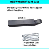 70 pcs 18650 cells Ebike Battery Box 36v