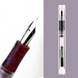 MAJOHN C1 Fountain Pen Transparent Eyedropper EF F