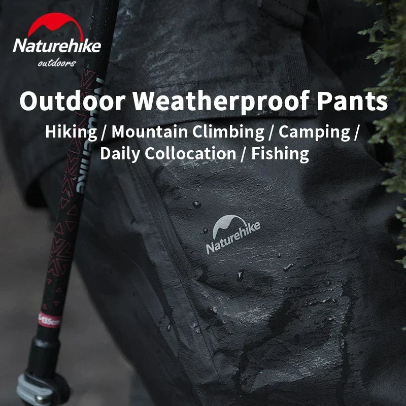 Naturehike 2024 Windproof Rainproof Pants Upgraded Men Outdoor