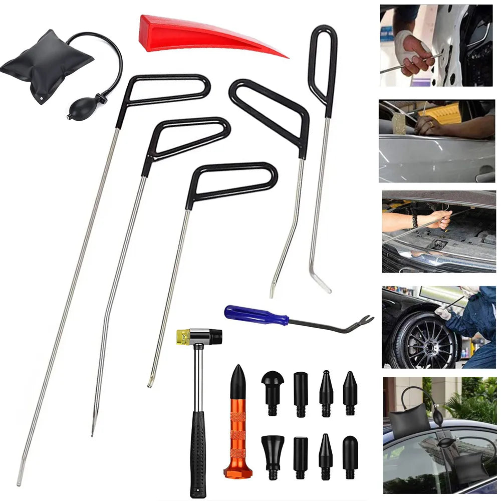 Universal Auto Body Removal Stainless Steel Crowbar Paintless
