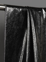 Black Leather Fabric Snake Texture Creative Clothing Jacket