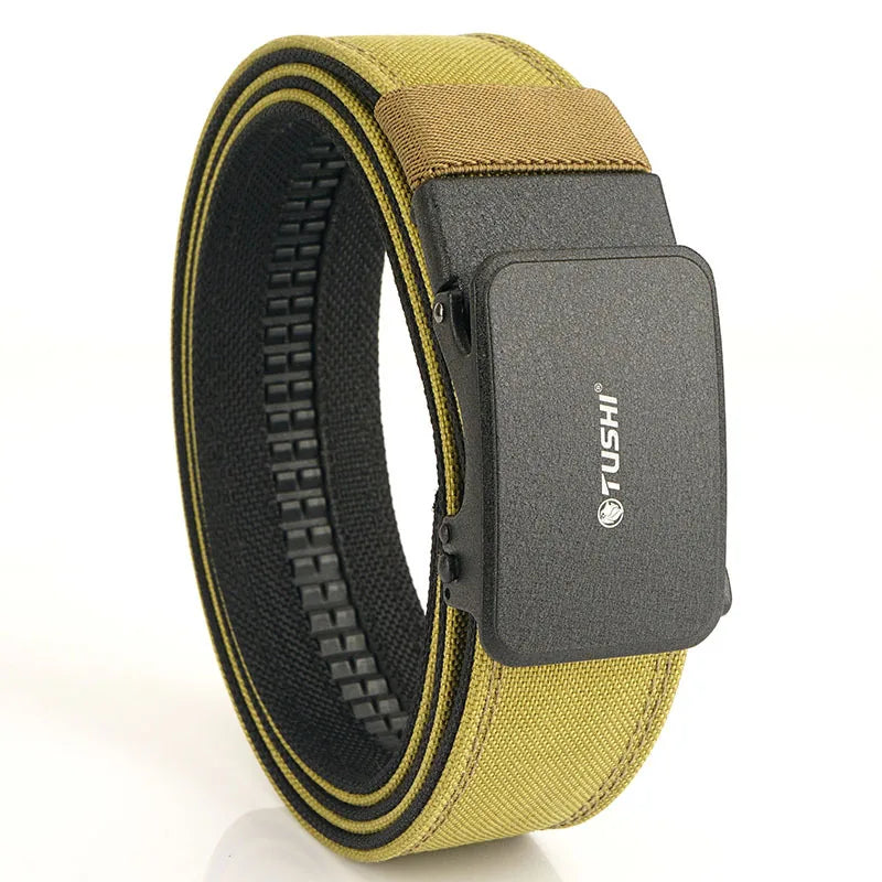 TUSHI belt men outdoor hunting metal tactical belt