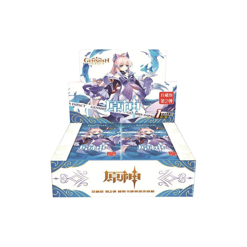 Genshin Impact Cards Anime TCG Game Collection Pack