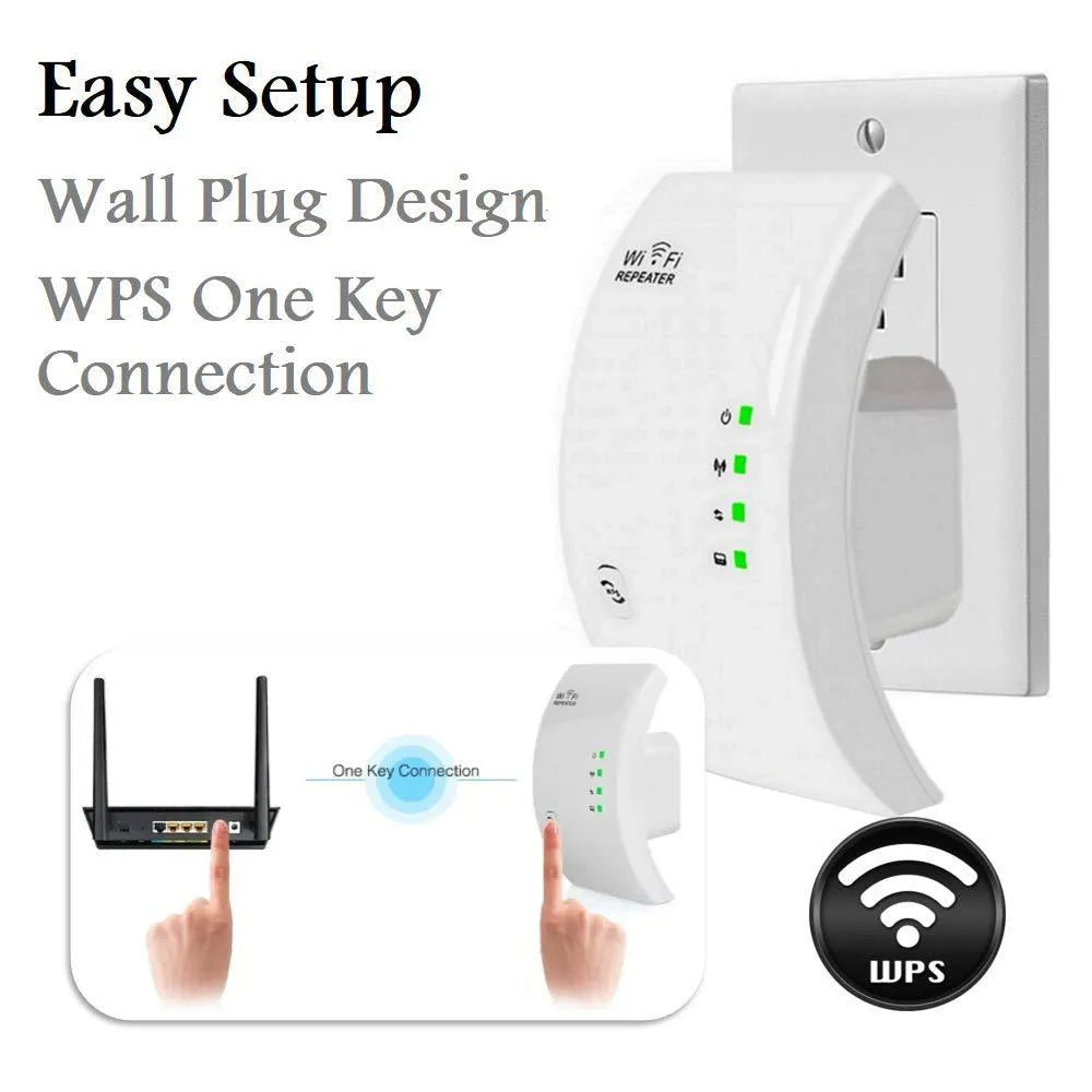 1PCS Wireless WiFi Repeater Wifi Extender Wifi Amplifier