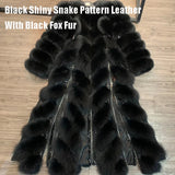 YOLOAgain 2024 Autumn Luxury Real Fox Fur Coat