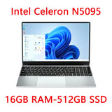 15.6 Inch 16GB Laptop 512GB SSD Windows 11