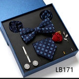 Luxury Quality Tie Set With Necktie Bowtie Pocket