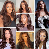 Body Wave Brown Glueless 13x6 HD Lace Frontal