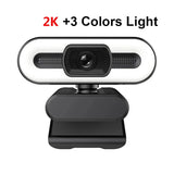 Portable 4K Webcam PC Laptop 2K 1080P Webcam