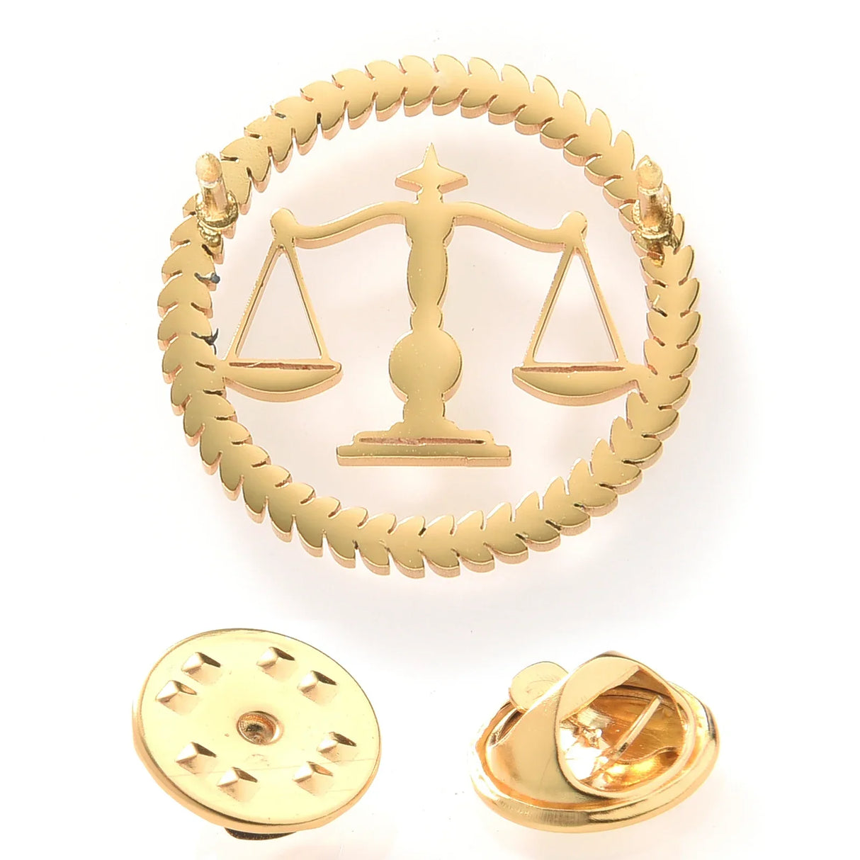 Qi Qi Wu Libra Balance Advocate Lawyer Brooch