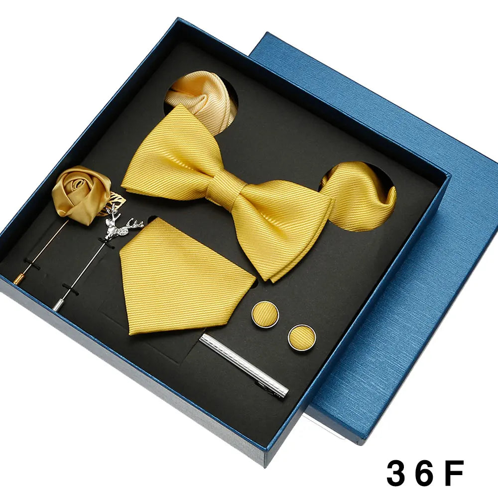 8pcs Luxury Mens Ties Set In Gift Box