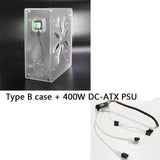 Mini itx computer case Acrylic frosted transparent chassis