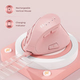 Seenda Vertical Mouse Rechargeable Ergonomic Noiseless Click Bluetooth