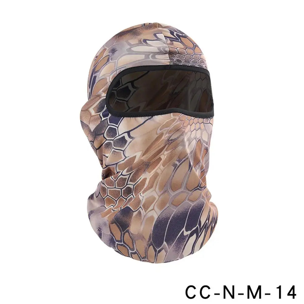 Tactical Camouflage Balaclava Hat Motorcycle Face Mask Lycra