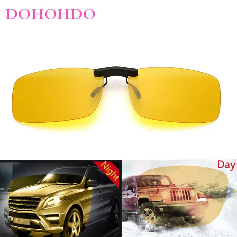 DOHOHDO 2023 New Rimless Polarized Clip On Sunglasses