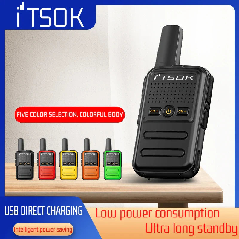 2pcs Mini Toy 1~5 Km UHF Gift Two