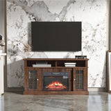 Farmhouse TV Stand for 70 Inches TVs, Storage