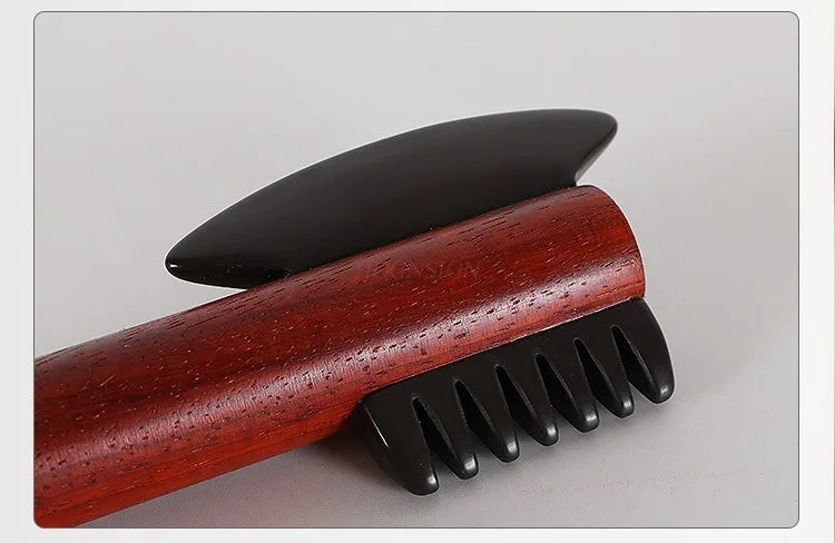 Electric heating Bianstone warm moxibustion instrument scraping knife