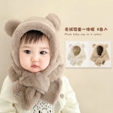 Winter Baby Hat One-Piece Faux Fur Kids Hat