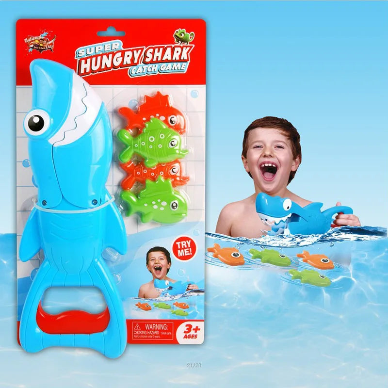 0-3Y Funny Shark Bath Toy Boys Girls Catch