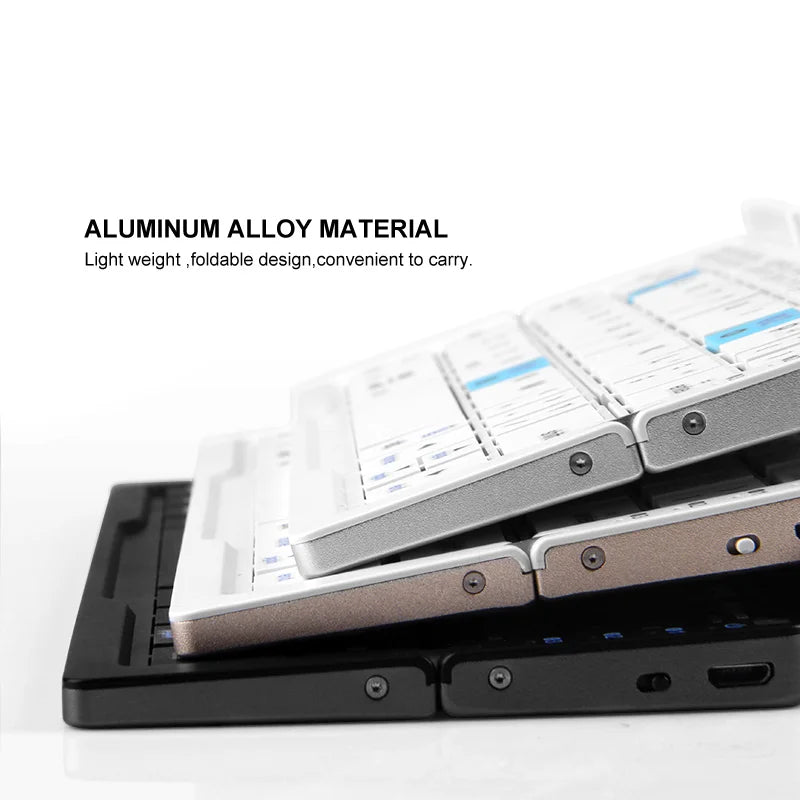 Folding Mini Keyboard Wireless Bluetooth Keypad Supported 3