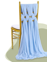 10pcs Wedding Chair Decors Chiffon Chair Sashes Wedding