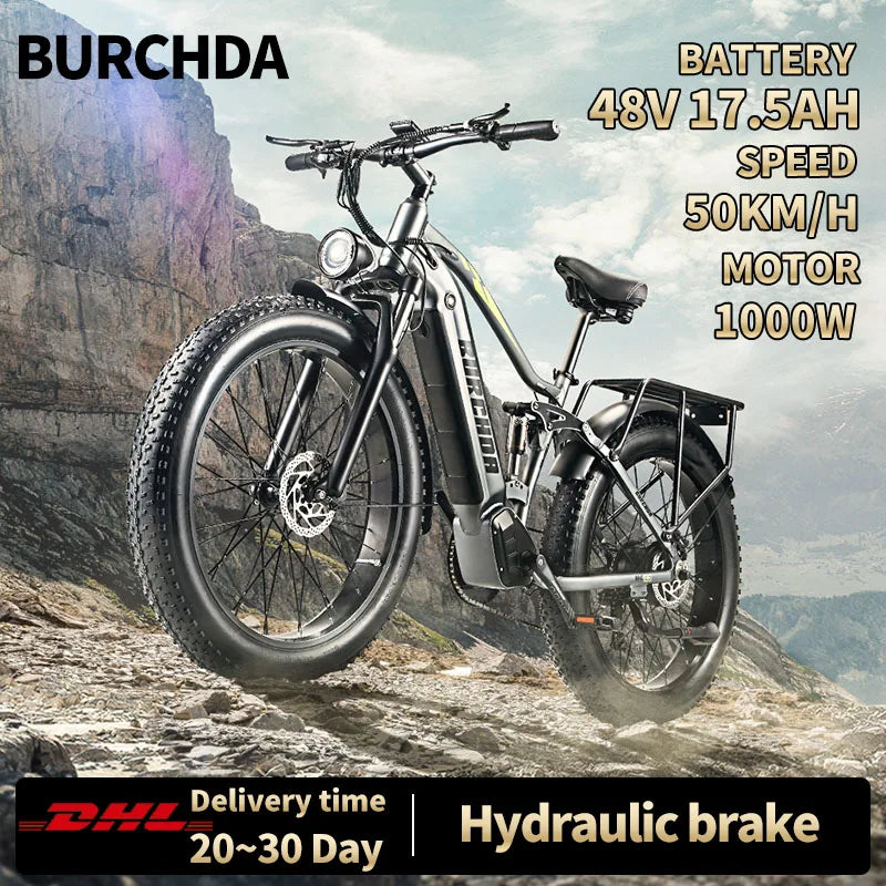 BURCHDA RX80 Adult Electric bike 1000w Motor 48V