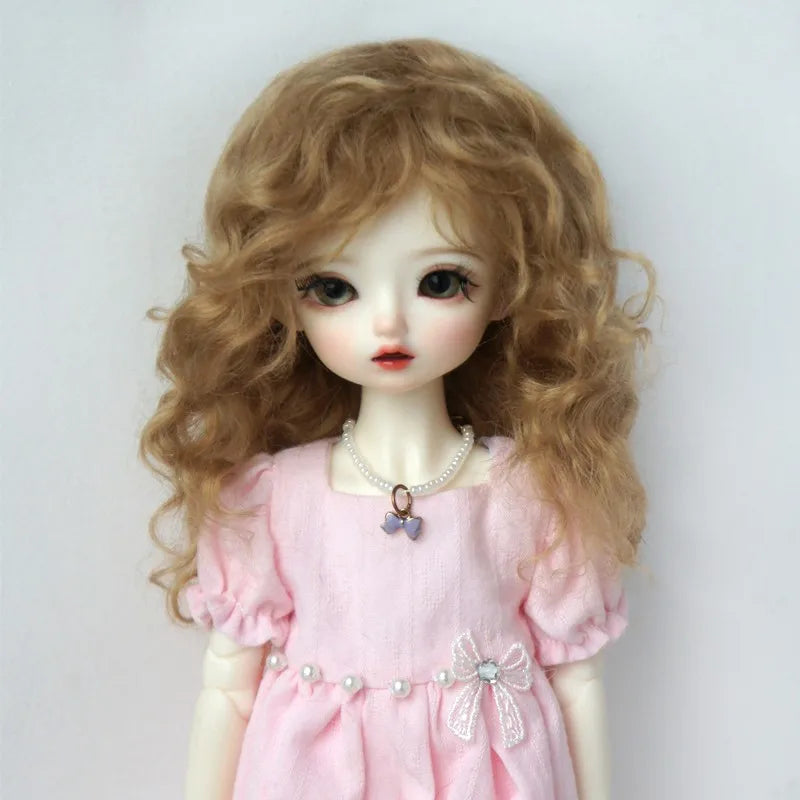 Messy Baby Curly Soft Wave Mohair BJD Wigs