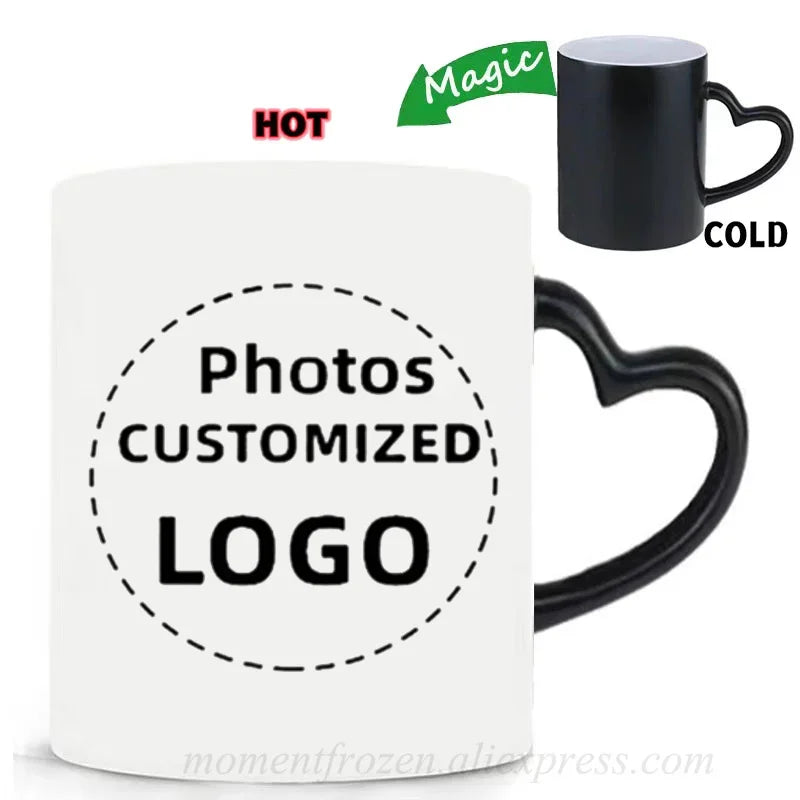 Customized Photos/Logo Printed DIY Coffee Mugs Personalized Tea
