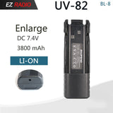 Baofeng UV 82 Battery BL-8 Walkie Talkies Ham