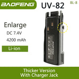 Baofeng UV 82 BL-8 Battery Walkie Talkie Ham