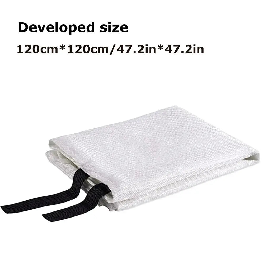 Fiberglass Fire Blanket 1.2X1.2M/2.2X2.2M Fire Flame Retardant Emergency