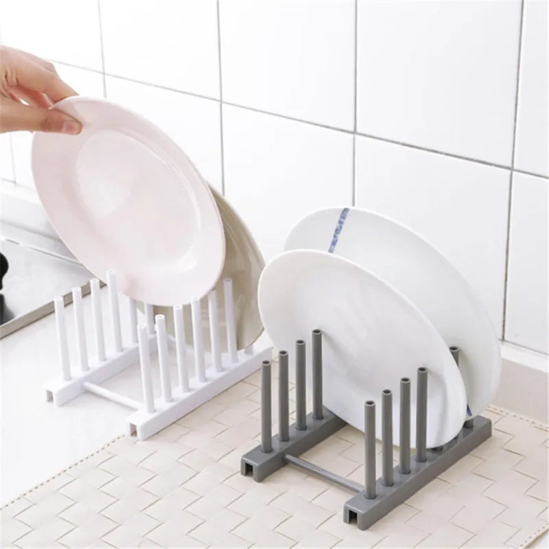 Household Plastic Bowl and Dish Rack Kitchen Supplies