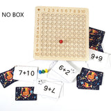 Montessori Multiplication Board Game Math Wooden Toys Kids