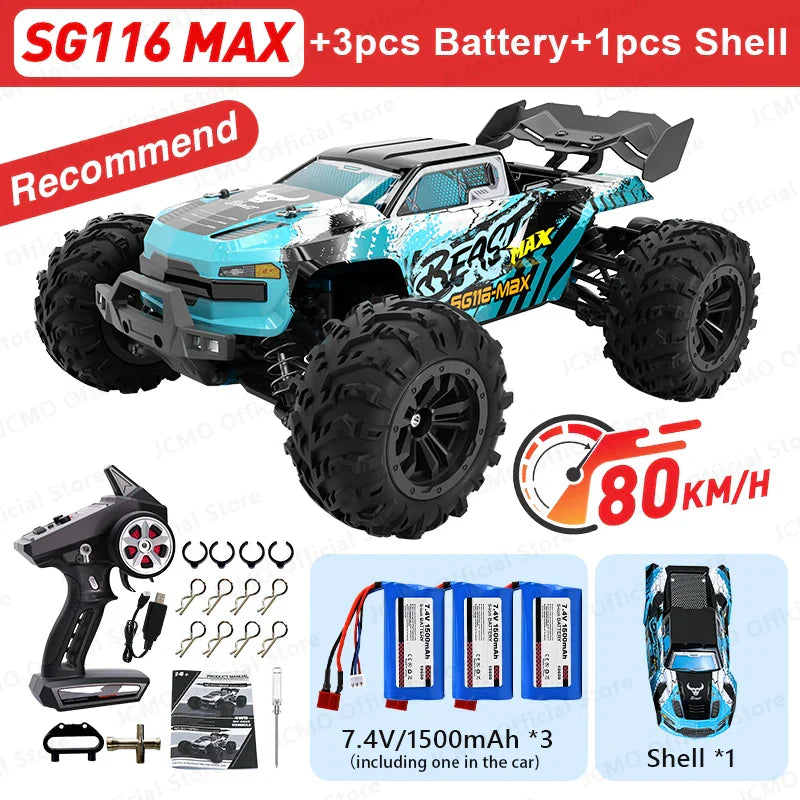 ZLL SG116 MAX RC Car Brushless 4WD RC