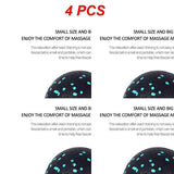 1/2/4PCS Fitness Ball Double Lacrosse Massage Ball Set