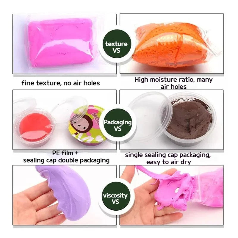 48 Colors Air Dry Clay Ultra Light Magic