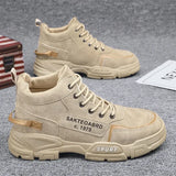 Autumn and Winter Middle Cylinder Fashion Men's Shoes