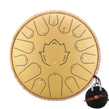 Hluru Glucophone Steel Tongue Drum 14 Inch 15